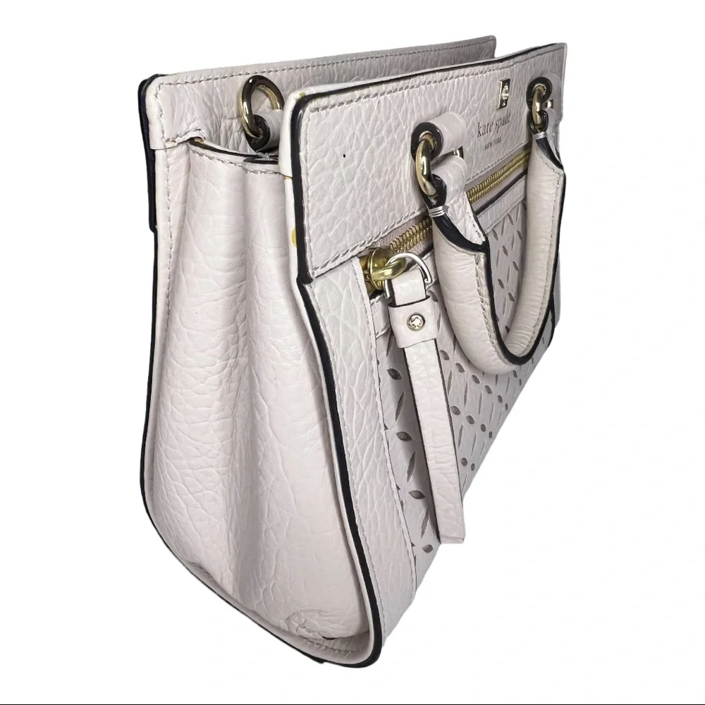 Kate Spade Warm Beige Top Handle Satchel - Picture 2 of 4